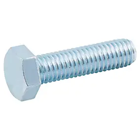 100 vis à métaux tête hexagonale zingué 8 x 30 mm