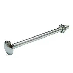 10 boulons tête ronde collet carré 6 x 60 mm