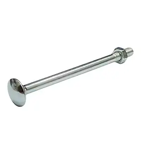 10 boulons tête ronde collet carré 6 x 90 mm