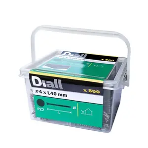 Vis bois ext recouverte 4 x 40 mm 500 pièces