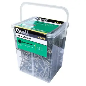 Vis bois ext recouverte 5 x 60 mm 500 pièces