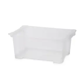Boîte de rangement en plastique transparent 10L, Kaze