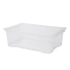 Boîte en plastique 29 L Kaze transparent