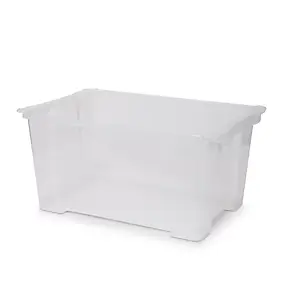 Boîte en plastique 43 L Kaze transparent