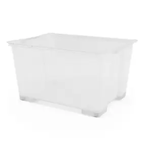 Boîte en plastique 138 L Kaze transparent
