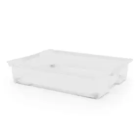 Boîte en plastique 50 L l.78,7 x H.15,9 x P.58,6 cm Kaze transparent