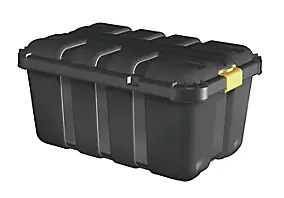 Coffre en plastique Skyda noir 111 L