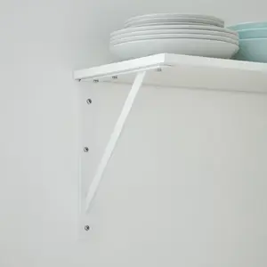 Équerre renforcée 250 x 300 blanc