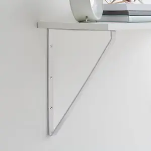 Équerre blanche "Clever" H. 280 mm x L. 20 mm x P. 200 mm - FORM