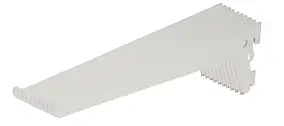 Console simple vendue par 10 blanc profondeur 20 cm Form compatible Twinny et Poppit
