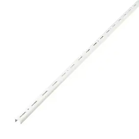 Crémaillère Lony simple perforation 100 cm blanc Form vendue par 4 pièces