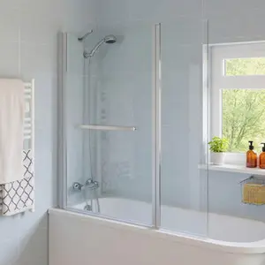 Pare-baignoire "Nubia" 1 volet H. 150 x L. 124/125,5 cm