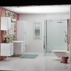Paroi de douche latérale "Naya" l.90 cm en verre transparent