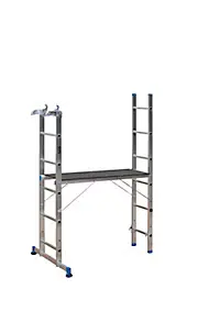 Échelle d'escalier multiposition à plateforme 2 x marches - 3,3 m