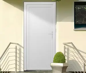 Bloc-porte de service PVC poussant gauche - H. 205 x L. 80 cm