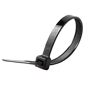 100 colliers de serrage en nylon Diall 6 x 175 mm noir