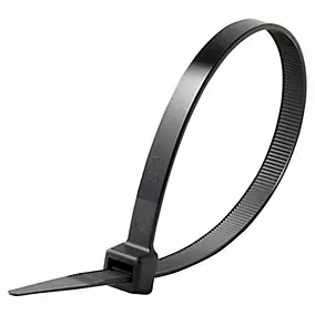 100 colliers de serrage en nylon Diall 9 x 300 mm noir