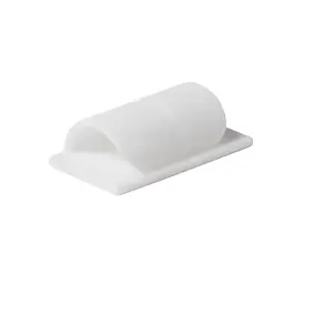 4 embases de rangement de câble Diall 5 mm blanc