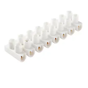 Barrette de connexion 12 X 2 entrées Diall 2,5 mm² / 3 A