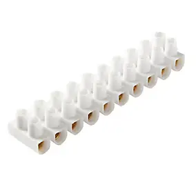 Barrette de connexion 12 X 2 entrées Diall 4 mm² / 6 A