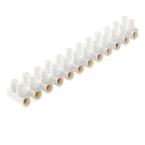 Barrette de connexion 12 X 2 entrées Diall 6 mm² / 10 A