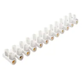 Barrette de connexion 12 X 2 entrées Diall 16 mm² / 30 A