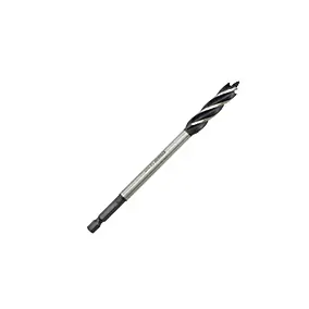 Foret bois (x1) - dimensions Ø.12 x L.165 mm - emmanchement hexagonal - Erbauer