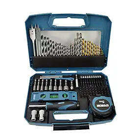 Coffret assortiment forets et embouts perçage vissage Erbauer (100 pcs)