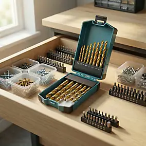 Coffret de forets métal Erbauer (25 pcs)