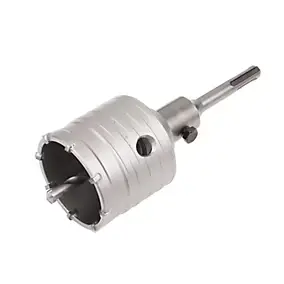 Trépan avec foret pilote Erbauer pour brique Ø.65 mm
