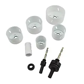 Trépan bi-métal électricien universel - 6 pièces