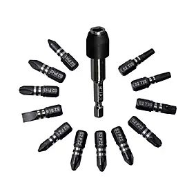 Embout de vissage torsion impact assortis Erbauer - 13 pièces