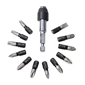 Embout de vissage diamant torsion assortis Erbauer - 3 pièces