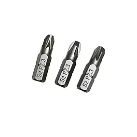 Embout de vissage standard PZ3 25 mm Universel - 3 pièces
