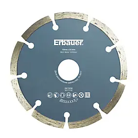 Disque diamant discontinu Erbauer 125x22,2 mm