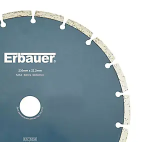 Disque diamant discontinu Erbauer 230x22,2 mm