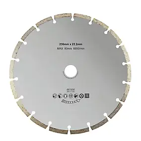 Disque diamant discontinu 230x22,2 mm