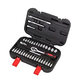 Coffret à douilles standard 1/4" - 38 pièces
