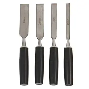 Lot de 4 ciseaux à bois - SF26 en acier carbone