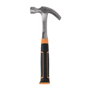 Marteau arrache clous monobloc, tête acier au carbone