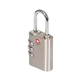 Cadenas à combinaison Smith & Locke en zinc l.30 mm anse en acier