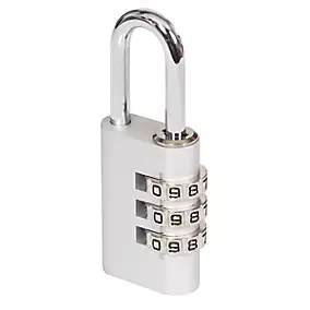 Cadenas à combinaison Aluminium Smith & Locke 30 x 41 mm gris