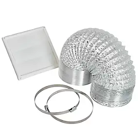 Kit de ventilation VENTKIT150 L. 300 cm x Ø 15 cm aluminium