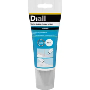 Tube silicone sanitaire - Blanc - 150 ml