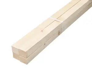 Botte de 4 tasseaux en sapin brut 2,40 m - section 32 x 38 mm