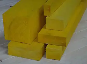 Bastaing traité classe 2 - 300 x 17,5 x 6,3 cm