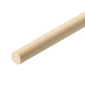 Baguette ronde lisse pour tourillon en pin Ø.6 mm x L.2,40 m