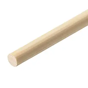 Baguette ronde lisse pour tourillon en pin Ø.18 mm x L.2,40 m