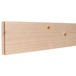 Plinthe en sapin du nord long. 2,40 m x larg. 100 mm x ép. 10 mm
