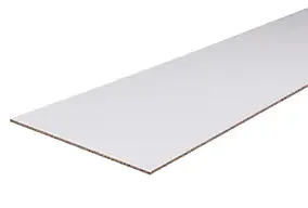 Panneau mélaminé sans bord Blanc - 250 x 125 cm, ép.12 mm (vendu au panneau)